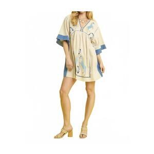 NEW STYLE USA western horse embroidered dress in denim